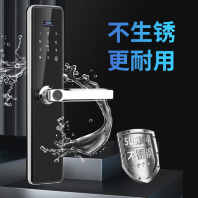 Inox 304 Chống Thấm Nước Khóa Vân Tay Mật Khẩu Khóa Thẻ Hộ Gia Đình Khóa Điện Tử Khóa Chống Trộm Khóa Cửa