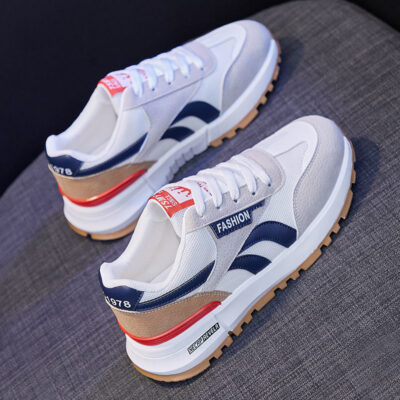 Giày trắng nhỏ 2023 giày Forrest Gump mới cho nam và nữ cùng kiểu dáng thời trang giày thể thao thông thường giày chạy bộ thoáng khí nhẹ thoải mái