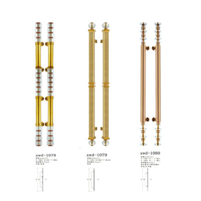 Tay nắm cửa pha lê sang trọng câu lạc bộ khách sạn biệt thự Tay nắm cửa kính