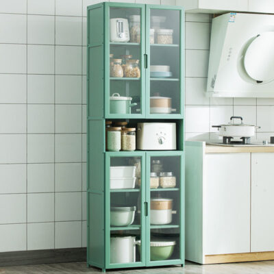 Tủ bếp kệ tủ sát tường tủ đựng đồ đơn giản thay tủ trà tủ rượu nhà đơn giản hiện đại