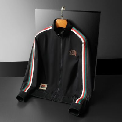 Áo Khoác Nam Thu Đông 2023 Mới Nam Cổ Đứng Phong Cách Hàn Quốc Mỏng Đồng Phục Bóng Chày Thêu Ruy Băng Áo Khoác Nam Hợp Thời Trang