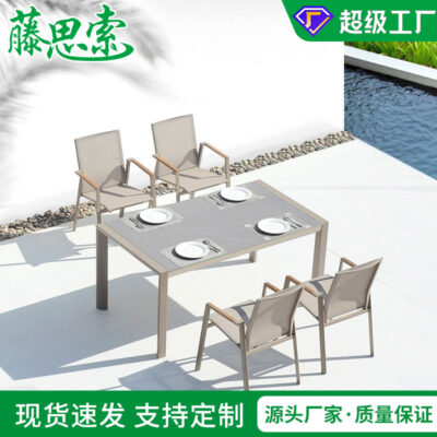 Bàn ghế ngoài trời sân biệt thự ngoài trời ban công ngoài trời sân vườn cafe bàn ghế ngoài trời giải trí bàn ghế