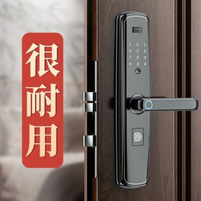 Bán buôn khóa vân tay mật khẩu bán tự động mở mặt khóa cửa mật khẩu điện tử thông minh trọn gói