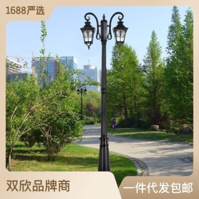 Phong Cách Châu Âu Retro Đèn Bãi Cỏ Biệt Thự Sân Vườn Đèn Bãi Cỏ Cột Cao Sân Đèn Đường Cột Cộng Đồng Ngoài Trời Đèn Phong Cảnh Chống Thấm Nước