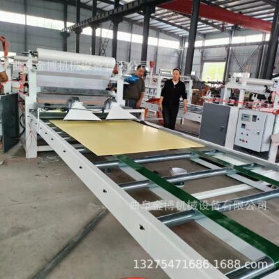 Bảng nhôm bảng điều khiển bánh sandwich máy cán phẳng dây chuyền sản xuất veneer tự động nhà sản xuất nguồn bảng chống cháy dây chuyền cán phẳng bảng lớn