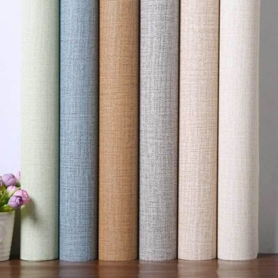 Giấy dán tường tự dính Châu Âu tự dán phòng ngủ phòng khách dán tường nền tường PVC đồ cải tạo dán tường ký túc xá giấy dán tường