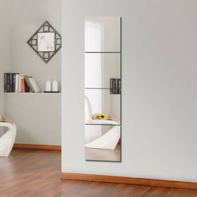 Gương acrylic dán tường gương toàn thân tự dính phòng ngủ ký túc xá thay đồ gương dán có thể gắn vào tường gương mềm