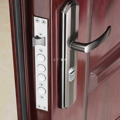 Bán buôn Khóa cửa chống trộm bộ khóa gia đình tay nắm cửa chống trộm đa năng cửa sắt Khóa cửa gỗ loại lớn