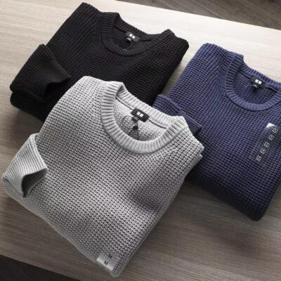 Ngoại Thương Áo Len Cổ Tròn Nam Thời Trang Phiên Bản Hàn Quốc Hàng Tồn Kho Áo Len Size Lớn Hàng Dệt Kim Nam Gian Hàng Đường Phố Cung Cấp Bán Buôn