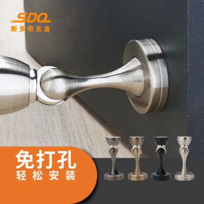 Nổ bằng thép không gỉ đục cửa hút phòng tắm chống va chạm từ tính mạnh phòng ngủ hút cửa im lặng phòng hút vô hình