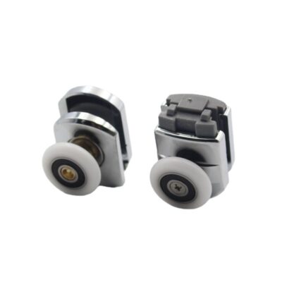Bán buôn phòng tắm phòng tắm ròng rọc con lăn phòng tắm phụ kiện phần cứng vách ngăn kính cửa trượt màn hình bánh xe