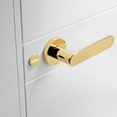 Khóa cửa tối giản trong nhà Khóa cửa phòng ngủ sinh thái đơn giản Khóa cửa gỗ tay nắm cửa khóa câm Khóa cửa từ