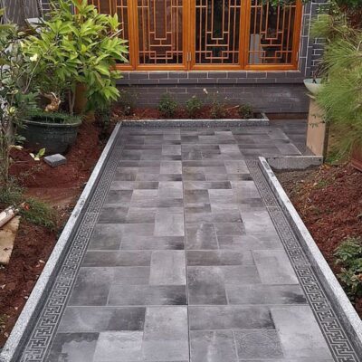 Gạch lát sàn gạch sân Trung Quốc 600 ngoài trời sân vườn màu xám chống trượt sân thượng chống đông nhà sản xuất bán buôn