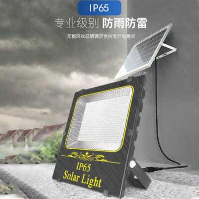 Chiếu sáng năng lượng mặt trời đèn sân vườn nông thôn mới tự động tăng sáng ngoài trời một kéo hai đèn siêu sáng nông thôn mới trong bóng tối