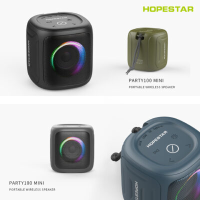 Thẻ cắm loa bluetooth không dây HOPESTAR-PARTY100 mini 2022 mới Quà tặng sáng tạo USB cho ngoại thương