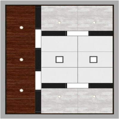 Trần panel tổ ong tích hợp panel lớn 450*900 panel khóa nhôm nhà bếp và phòng tắm phòng khách trần biệt thự cùng hiệu nhà sản xuất hot