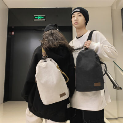 2023 Mới Đơn Giản Thường Ngày Đi Làm Túi Ngực Nam Sỉ Công Suất Lớn Du Lịch Túi Đeo Vai Xu Hướng Túi Đeo Chéo