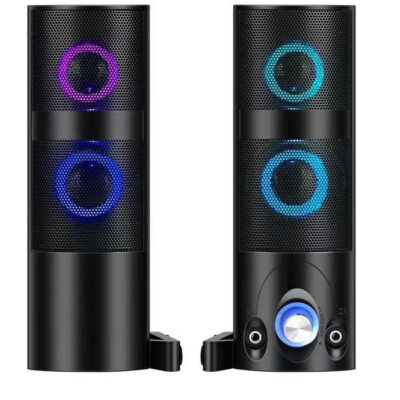 Loa kết hợp máy tính hai trong một loa mini sound bar echo tường hỗ trợ micrô âm thanh nhỏ có dây RGB