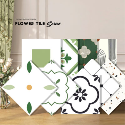 Ngói 400x400 gạch phòng tắm gạch ốp tường bếp ban công lát sàn toàn sứ shop thanh phòng tắm bơ