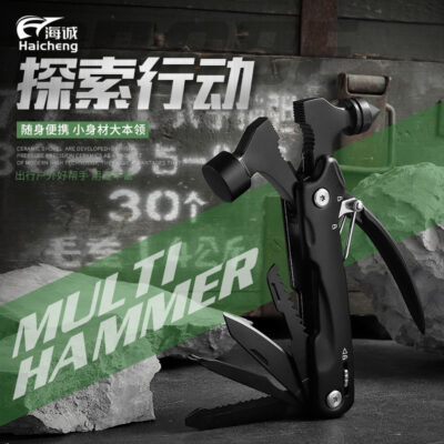Cung cấp búa cứu hộ xe hơi búa khẩn cấp cắm trại đa chức năng dụng cụ làm móng búa búa an toàn xe hơi búa đập vỡ cửa sổ