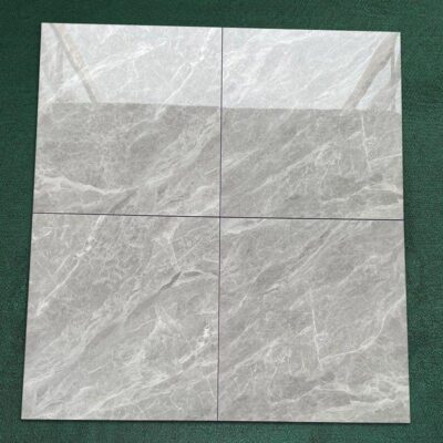 Gạch men Quảng Đông Phật Sơn 800x800 gạch lát nền tráng men xám lát nền toàn thân bằng đá cẩm thạch chống trượt 600X600