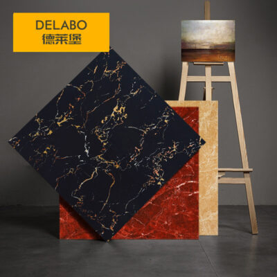 Ngưỡng đá 1 mét gạch chống trơn phòng khách màu đỏ tím 800 gạch lát nền tráng men bóng hoàn toàn 600x900 hoa vàng đen đá mặt đi