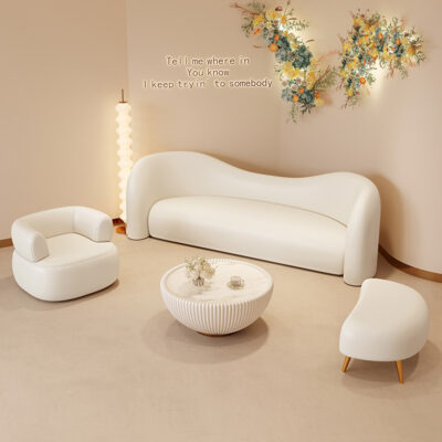 đẹp sang trọng công nghệ sofa da phòng khách căn hộ nhỏ váy cưới cửa hàng quần áo làm đẹp cửa hàng nail sáng tạo bình thường sofa đơn giản