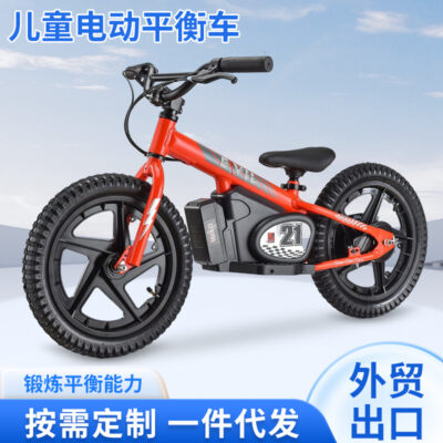 Xe thăng bằng trẻ em 16 inch công suất cao ngoài trời xe tay ga xe cạnh tranh không có bàn đạp
