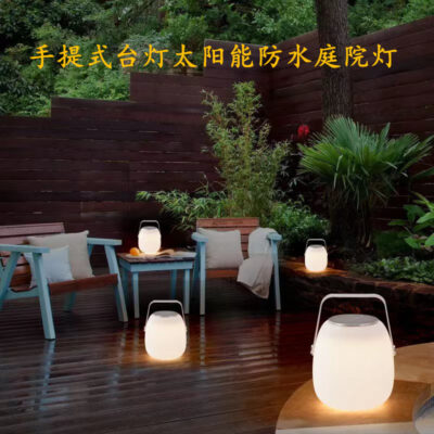 Sạc Năng Lượng Mặt Trời Di Động Đèn Ngủ Đèn Bàn Ngoài Trời Sân Vườn Chống Nước Đèn Sân Vườn Biệt Thự Ban Công Di Động Lĩnh Vực Đèn Cắm Trại