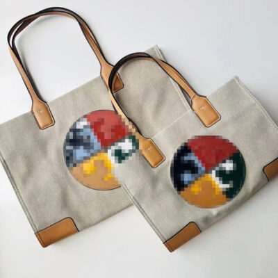 Thời Trang Khâu Màu TB Túi Mẹ Túi Công Suất Lớn Nữ Hợp Thời Trang Nylon Di Động Túi Đeo Vai