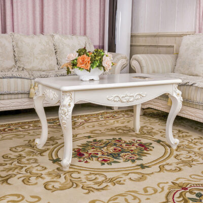 Bàn cà phê phong cách châu Âu phòng khách bàn cà phê hiện đại tối giản đơn giản căn hộ nhỏ bàn cà phê Bắc Âu kết hợp tủ TV bàn cà phê