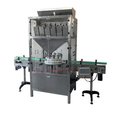 Máy đóng gói dạng hạt tự động Máy cân và đóng gói dạng hạt Máy chiết rót tự động cân định lượng dạng hạt đóng gói
