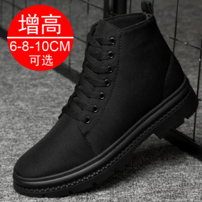 Mùa thu giày mới giày nam đế dày tăng chiều cao bên trong giày cao 10cm 6 giày thường giày tăng chiều cao 8 giày ban giày thể thao