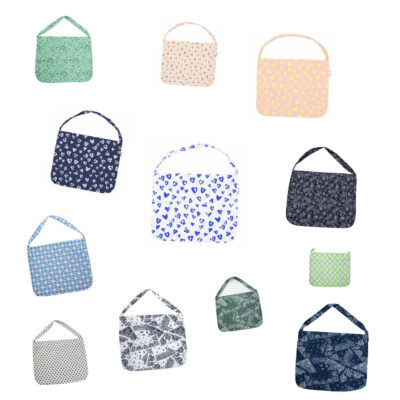 Túi đeo vai nữ nhiều màu thế hệ Hàn Quốc EM túi vải nhỏ nhẹ in trong ba lô mỏng hợp thời trang