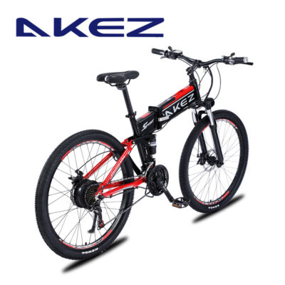 Hợp kim nhôm 27,5 inch xe đạp điện leo núi gấp xe điện lithium 27 tốc độ xe đạp trợ lực hấp thụ sốc kép