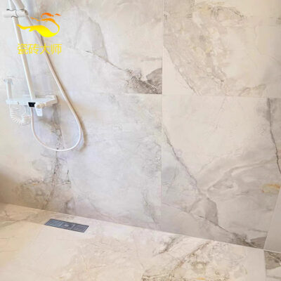 Gạch toàn thân đá cẩm thạch lạnh sông tuyết gạch lát nền phòng khách biệt thự 600x1200 trắng mờ gạch ốp tường nhà bếp và phòng tắm đơn giản kiểu châu Âu