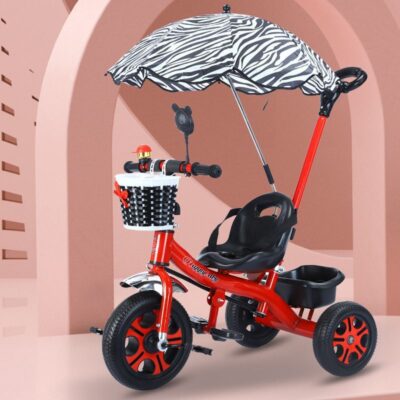 Xe ba bánh trẻ em ba bánh 1,5-3-6 tuổi đạp xe đạp có thể ngồi Trạm độc lập Amazon AliExpress