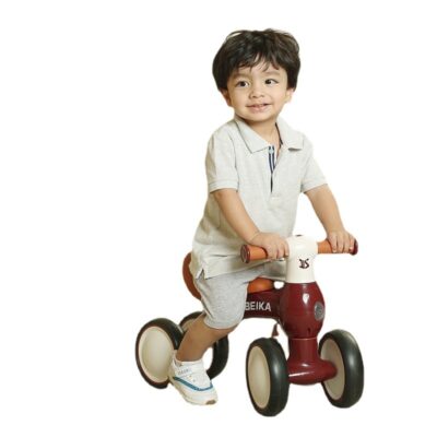 Xe thăng bằng trẻ em 1-3 tuổi bé không có bàn đạp tập đi trong nhà xe tay ga đồ chơi yo xe bán buôn