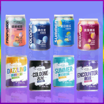 Nước hoa ô tô xe hơi dầu thơm ô tô chắc chắn dưỡng trang trí ô tô tiếp liệu hương thơm nhẹ lon than cốc trang trí