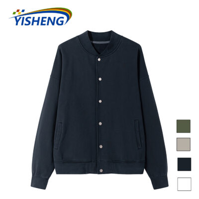 Cotton cổ điển giặt thường áo khoác cardigan bóng chày nam hợp thời trang thương hiệu Mỹ phong cách retro cao cấp quần yếm áo khoác