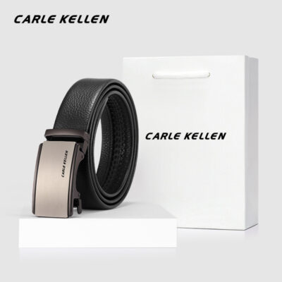 CARLE KELLEN Thắt Lưng Da Nam Công Sở Dây Da Cao Cấp Khóa Tự Động Chính Hãng Thắt Lưng Nam