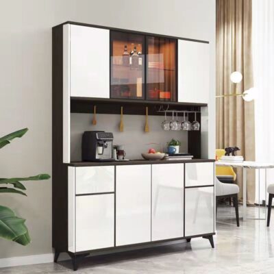 đẹp sang trọng tủ rượu tủ tích hợp nhà bếp tối giản hiện đại để đồ tủ bộ đồ ăn tủ để đồ phòng khách
