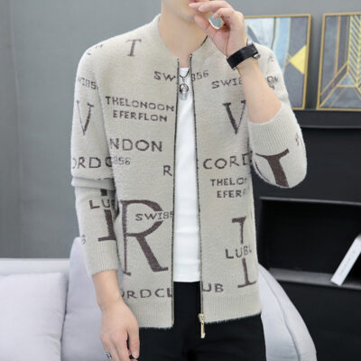 Mùa Xuân Và Mùa Thu 2022 Mới Áo Len Cardigan Nam Phong Cách Hàn Quốc Mỏng Nón Kết Nam Nữ Thời Trang Thời Trang Thu Đông