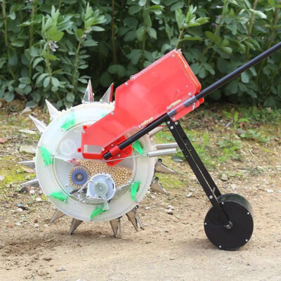Máy gieo hạt con lăn đẩy tay đậu phộng ngô đậu tương hạt giống rau đa chức năng theo yêu cầu máy gieo hạt chính xác