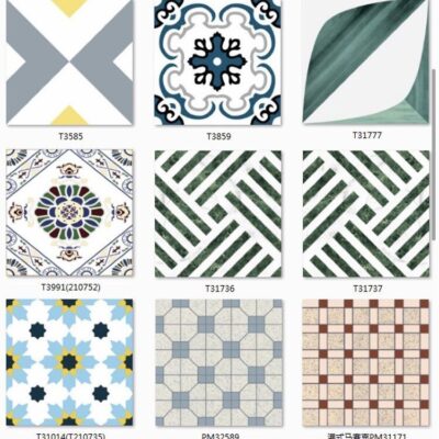 Cô gái màu hồng sê-ri gạch hoa nhỏ 300 * 300 phòng tắm phòng khách nhà bếp với gạch lát nền chống trượt