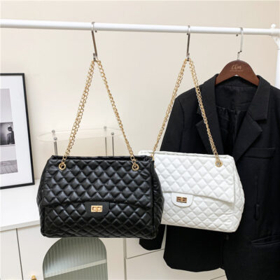 Túi tote thương mại nước ngoài 2023 mẫu hình thoi mới dây đeo vai Túi Messenger thời trang đa năng túi đi lại sức chứa lớn