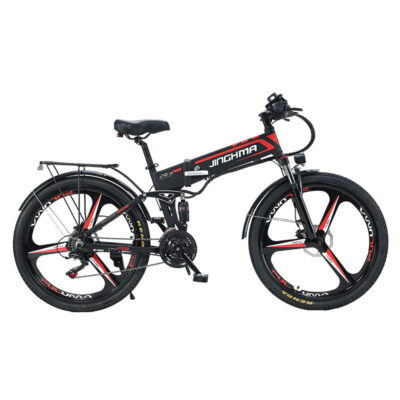 26-Inch Gấp Núi Xe Đạp Điện 48V Pin Lithium Trưởng Thành Tính Di Động Pin Lithium Xe Đạp Điện
