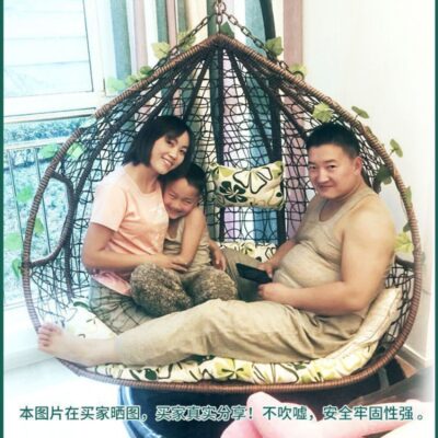 Ghế xích đu bập bênh ghế treo giỏ treo ngoài trời ghế mây giải trí tại nhà lười ban công trong nhà ghế tổ chim võng nôi ghế