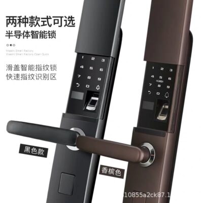 Sanhan nắp trượt tự động khóa vân tay khóa cửa chống trộm tự động nhà thông minh khóa điện tử kết hợp khóa bán buôn