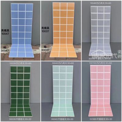 Lưới đỏ Bắc Âu bánh mì gạch 300x600 tường bếp gạch lưới nhà tắm lát nền ban công vệ sinh ngói màu